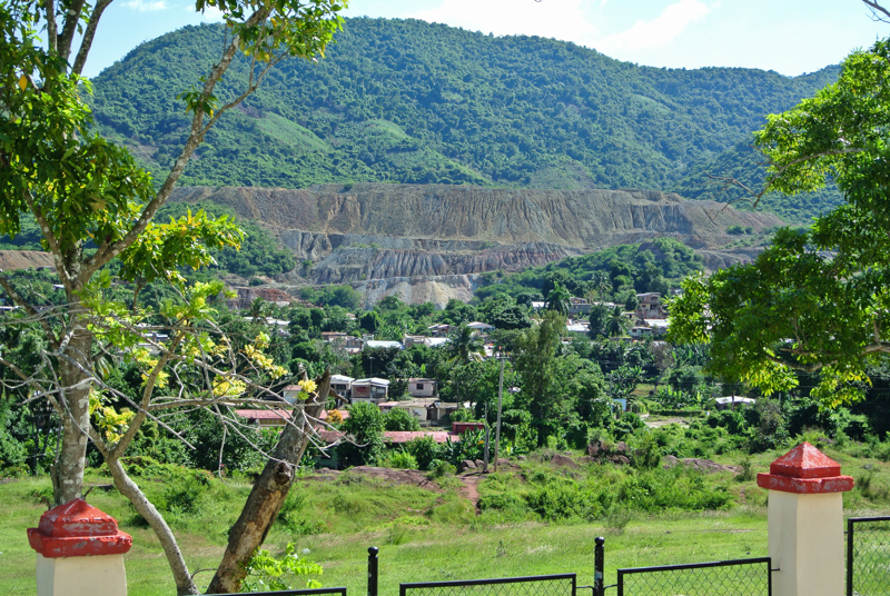 El Cobre, Abraumhalden