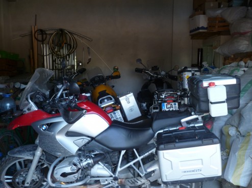 Garage für unsere Bikes